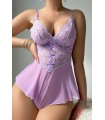 YNT Lila Serenity Tül Babydoll 15101