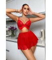 YNT Kırmızı  Valentine’s Tasarım Gecelik 18511